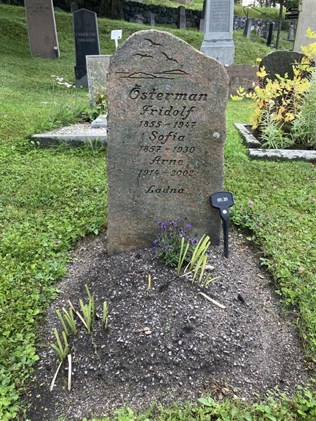 Grave number: 1 05    20
