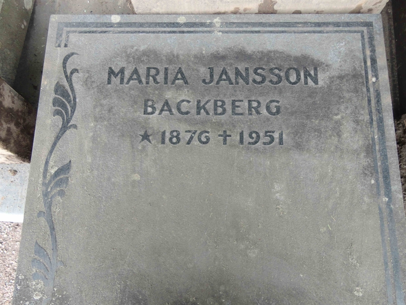 Grave number: 1 F   588