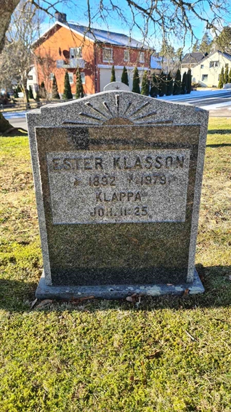 Grave number: M G 02 143