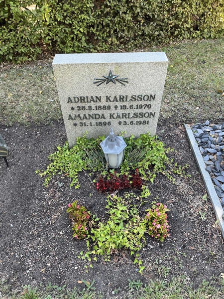 Grave number: NK X:u    42