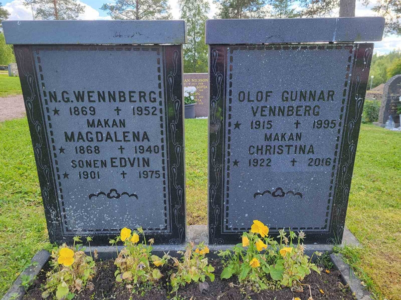 Grave number: 001 1    21