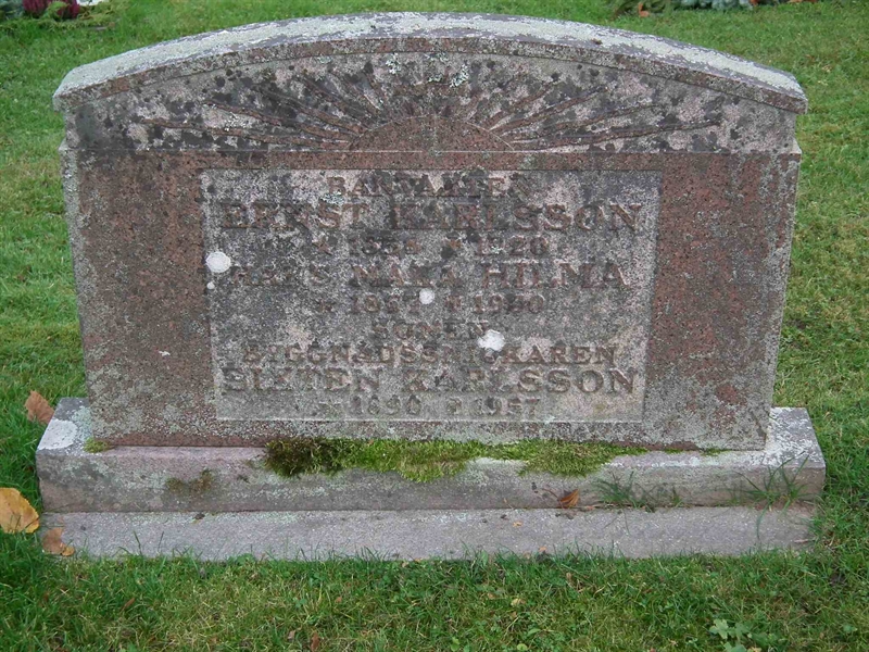 Grave number: 1 C 3    21-22