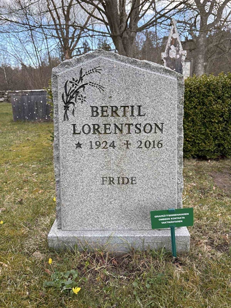 Gravnummer: LO   178