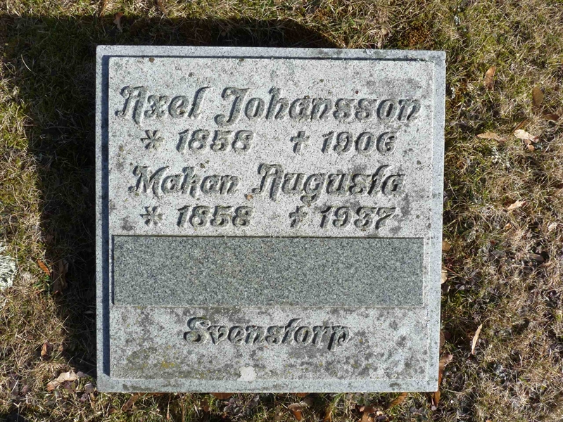 Grave number: JÄ 2   35