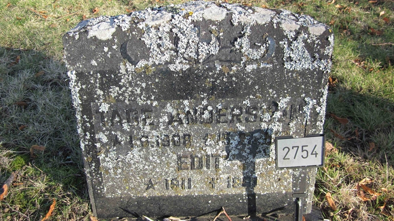 Grave number: KG G  2754