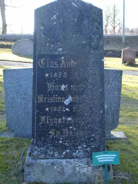 Grave number: B G  820, 821