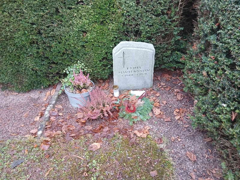 Grave number: FE D    19