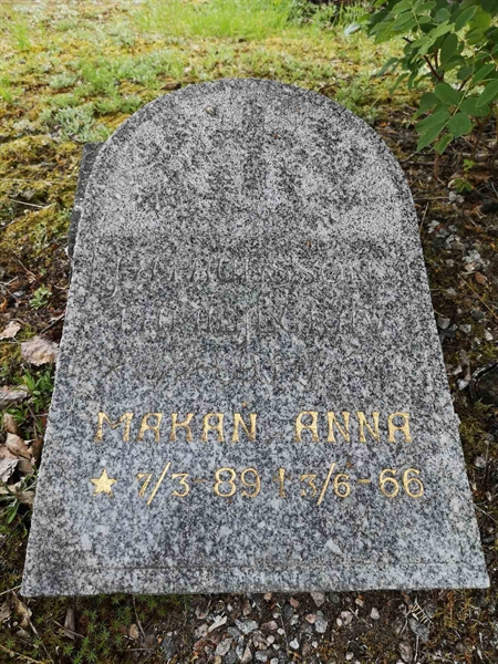 Grave number: SK K    36