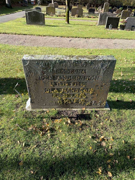 Grave number: VV 5   287, 288