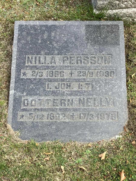 Grave number: HK B   173, 174