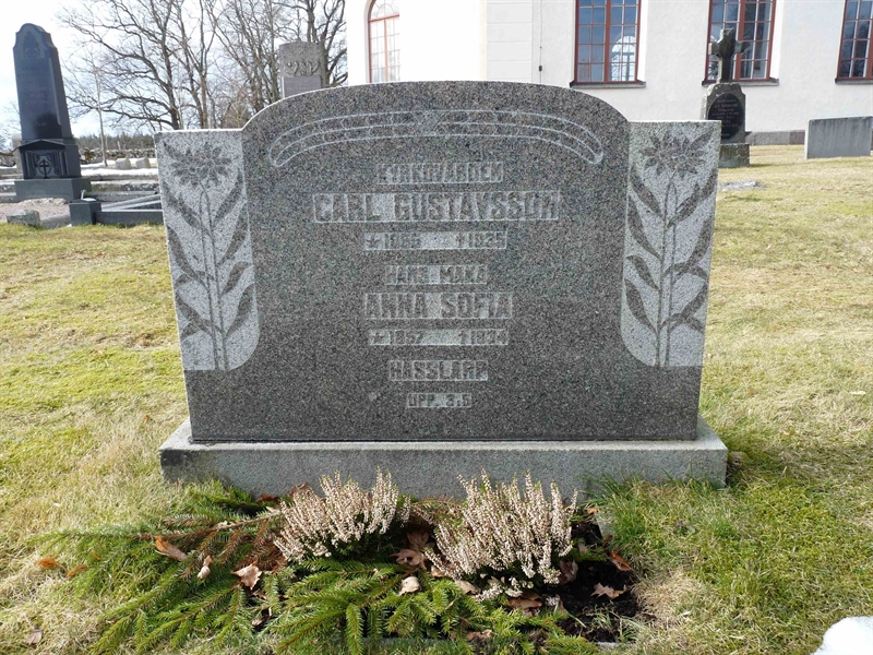 Grave number: SV 6   20