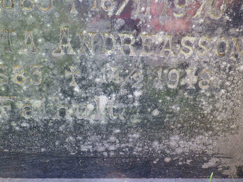 Grave number: LO F   164, 165