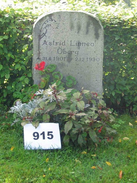 Grave number: FK 09    915