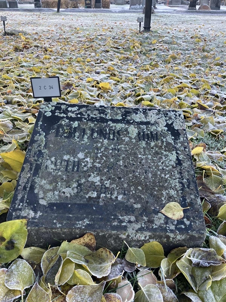 Gravnummer: 2 C    34