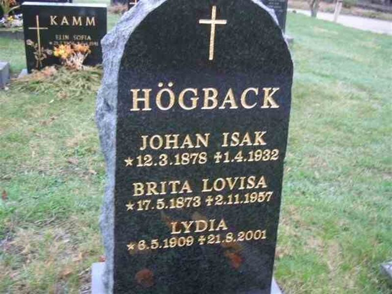 Grave number: 1 GB2 07     64