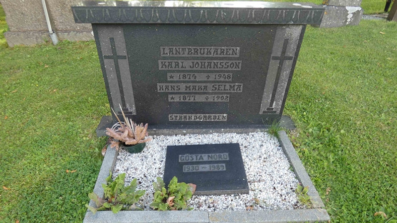 Grave number: SN A    12
