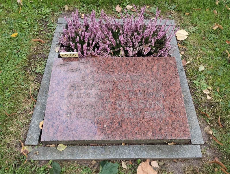 Grave number: Ö 45   186