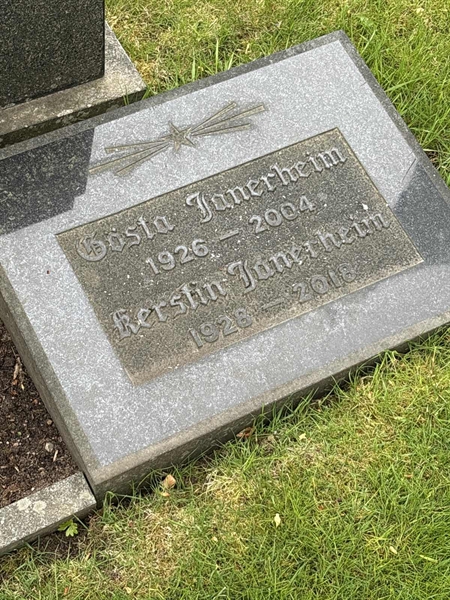 Grave number: SKF B    58, 59, 60