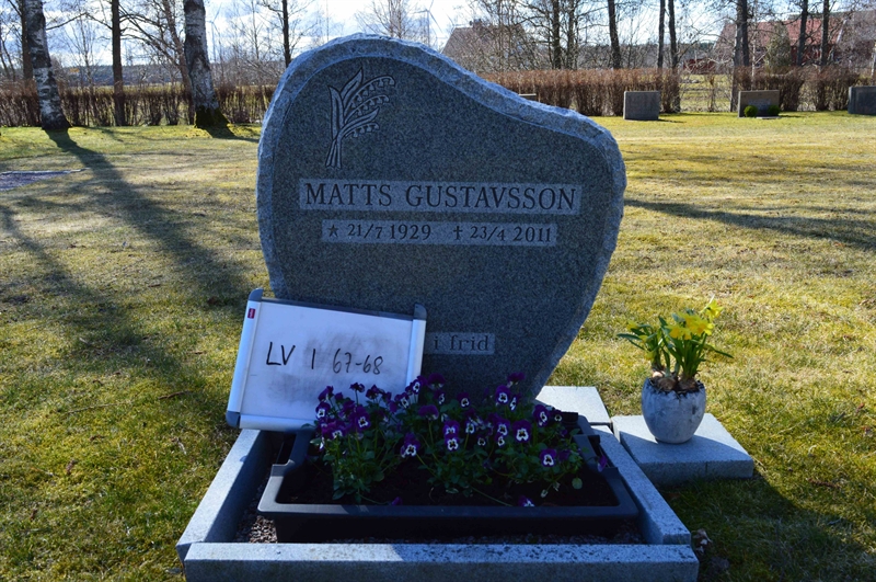 Grave number: LV I    67, 68
