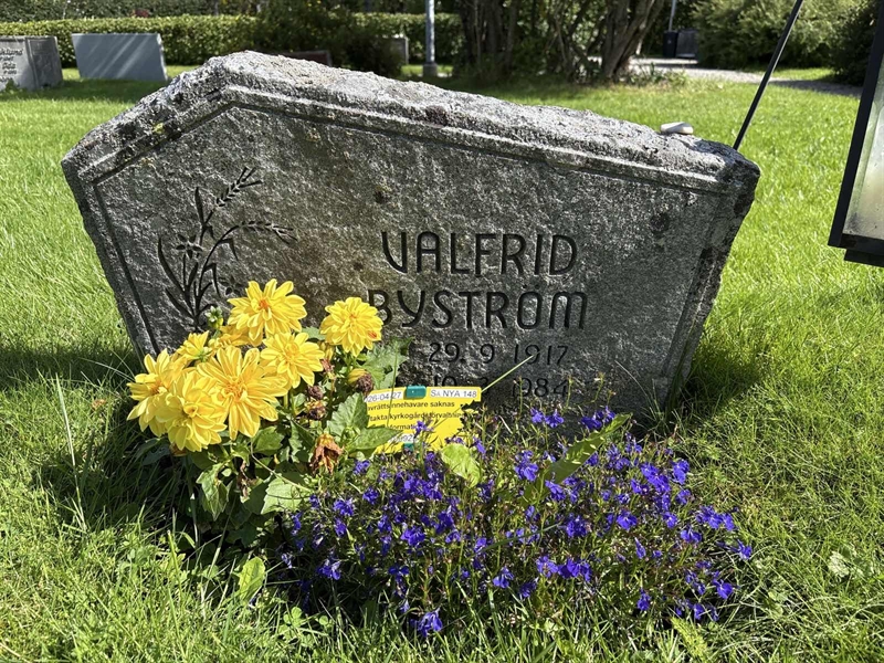 Gravnummer: SÄ NYA   148