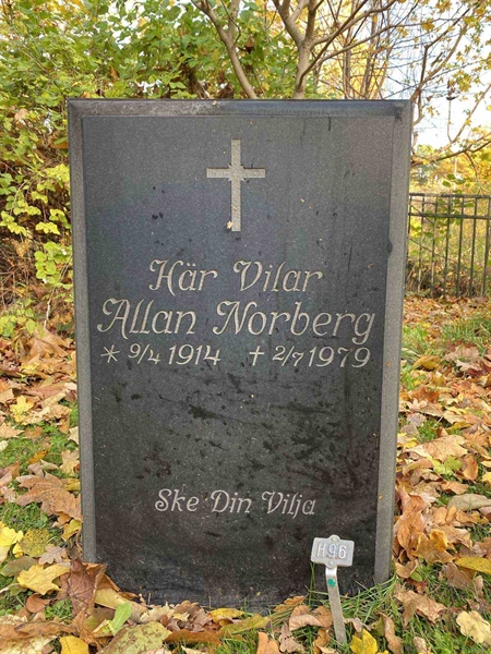 Gravnummer: 1 H    96