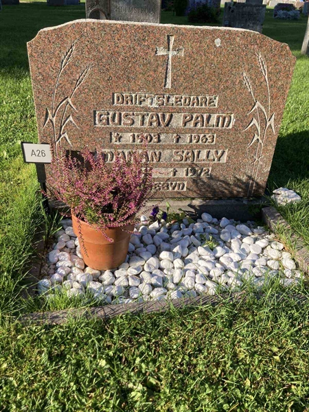 Grave number: 1 NA    26