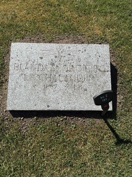 Grave number: 33 2   191