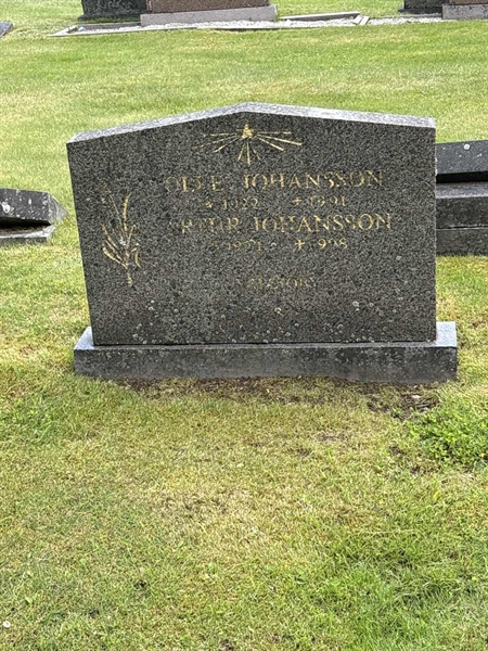 Grave number: SKF E   134, 135