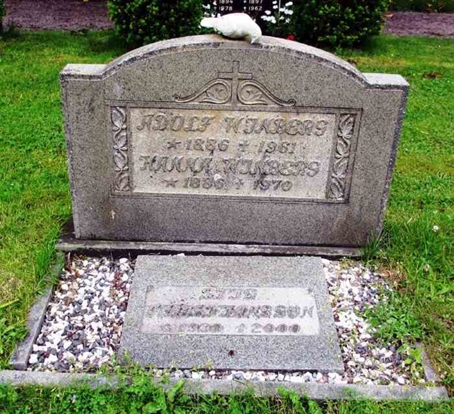 Grave number: SN B   189
