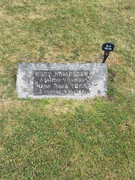 Grave number: 33 6   192-193