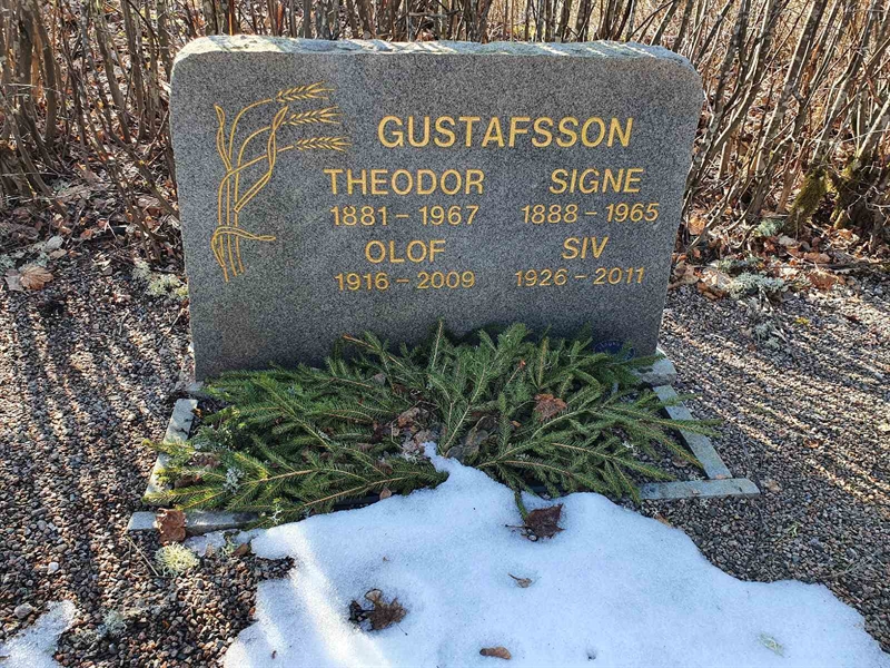 Grave number: Å G    49