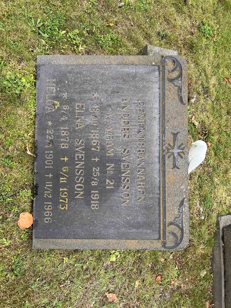 Grave number: VV 4 294, 295, 296
