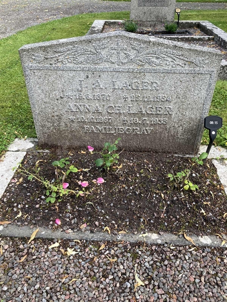 Grave number: 1 08    15