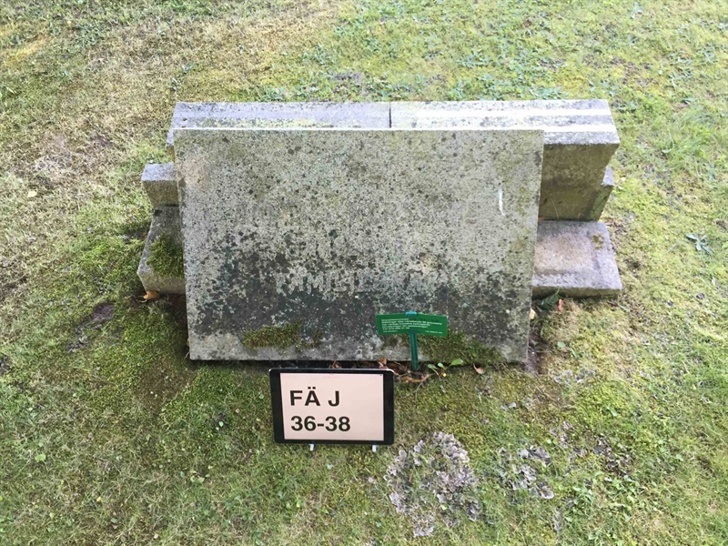 Grave number: FÄ J    36, 37, 38