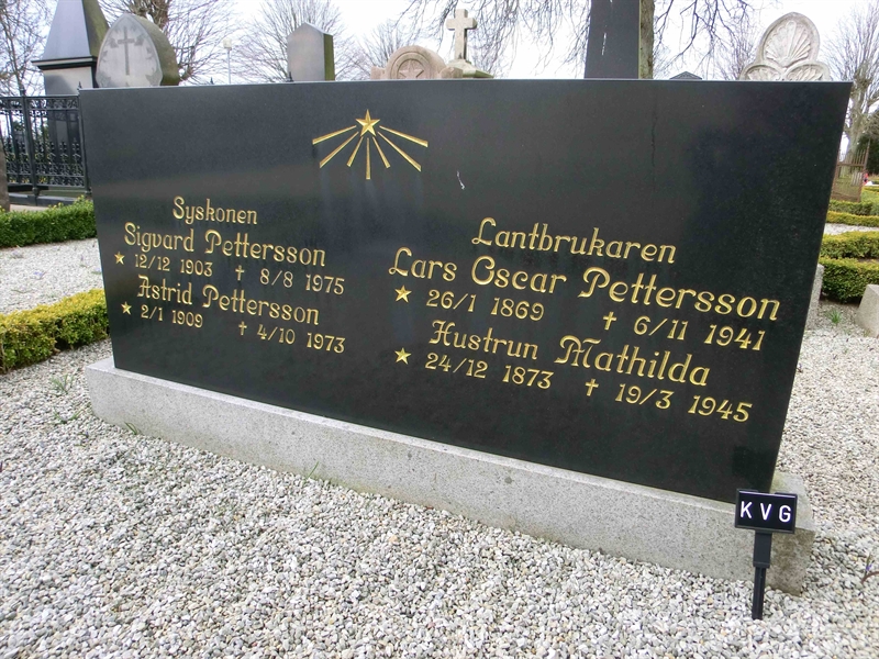 Grave number: SÅ    026