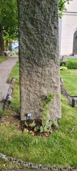 Grave number: M V  133, 134