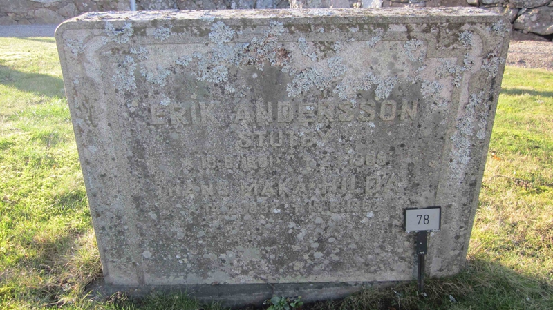 Grave number: KG C    77, 78