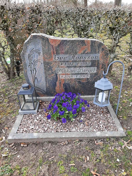 Grave number: ON F   289-290