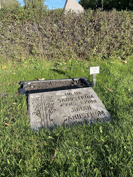 Grave number: 1 N1    25