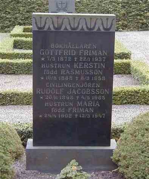 Grave number: BK F   178, 179, 180