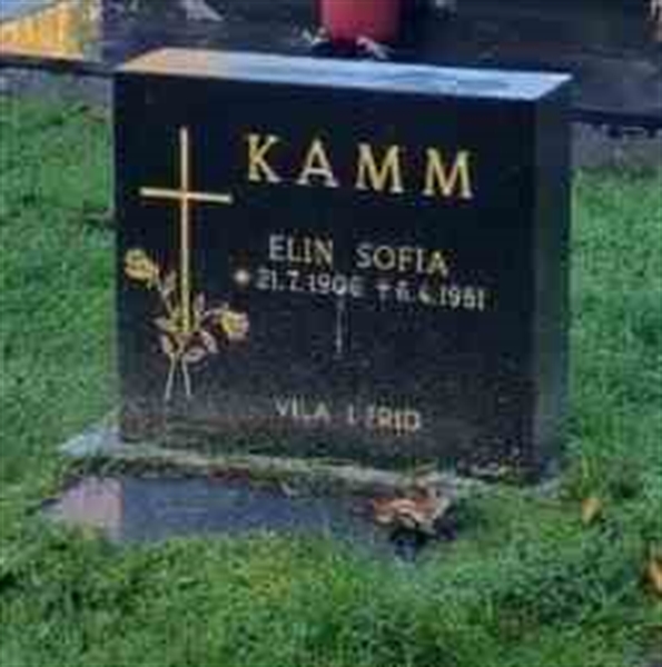 Grave number: 1 GB2 06     50