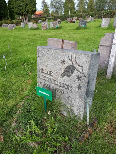 Gravnummer: NK F B   817