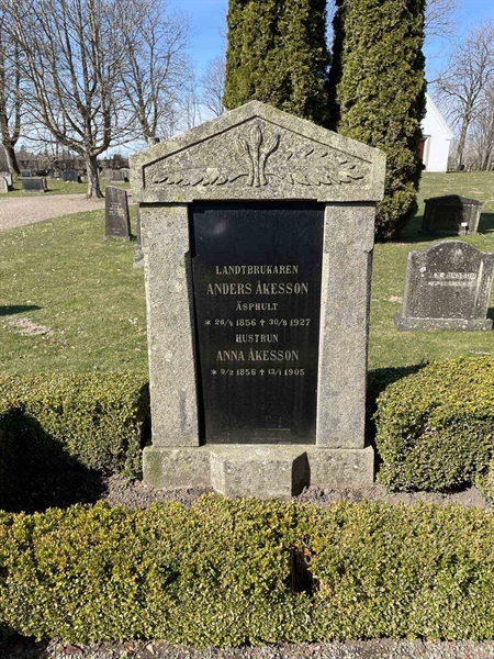 Grave number: Ä G F     2