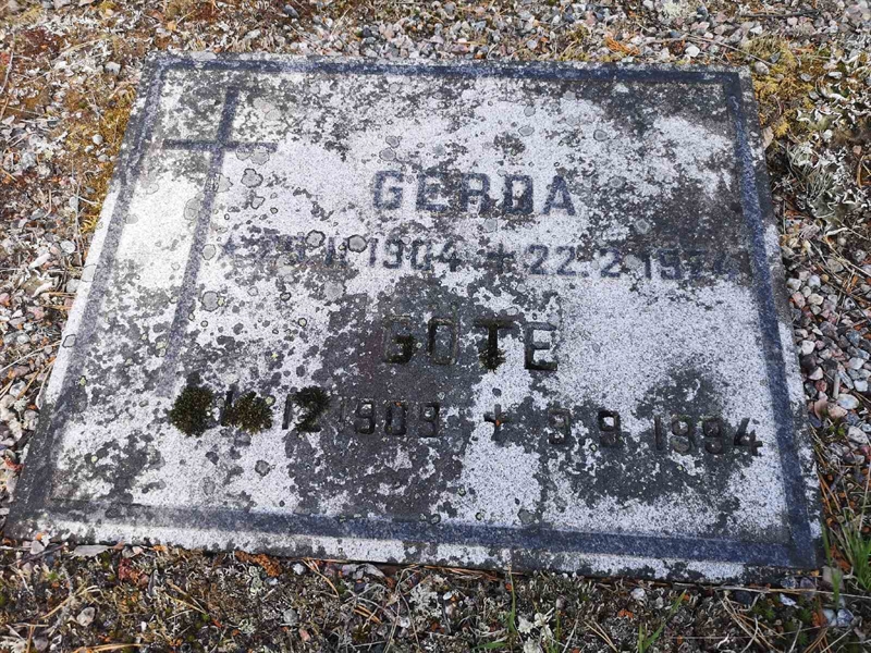 Gravnummer: SK M    19