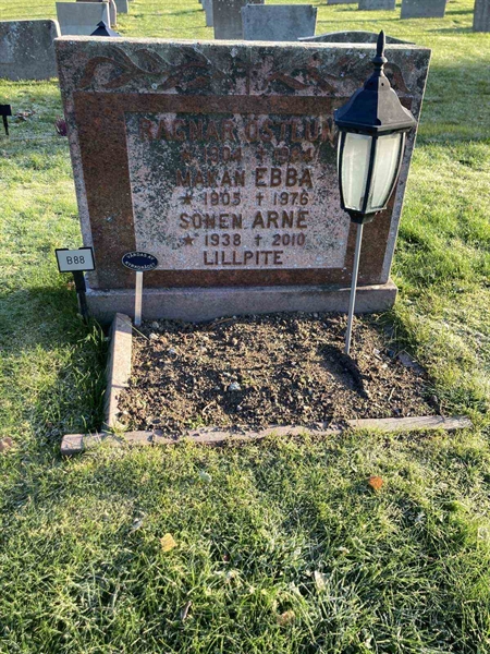 Grave number: 1 NB    88