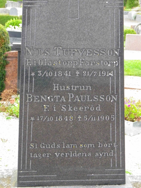 Grave number: OS K    42, 43