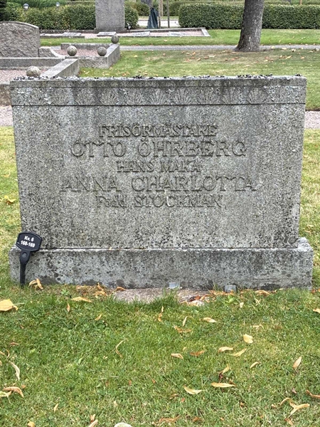 Grave number: 33 6   168-169