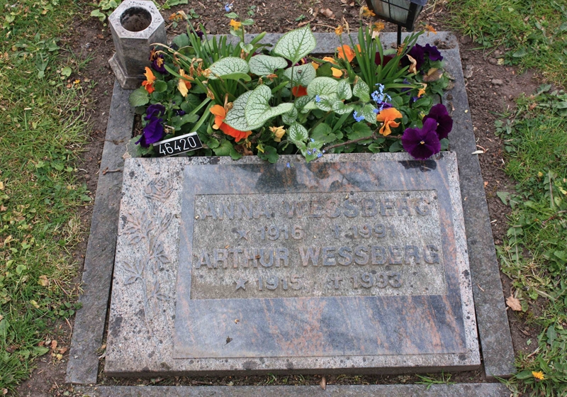 Grave number: Ö 46   420