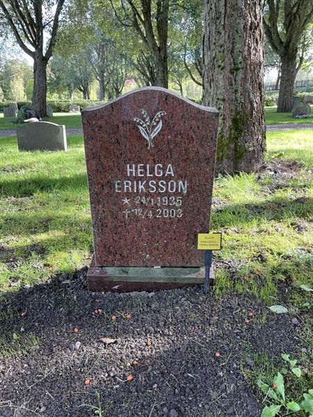 Grave number: H 8    96
