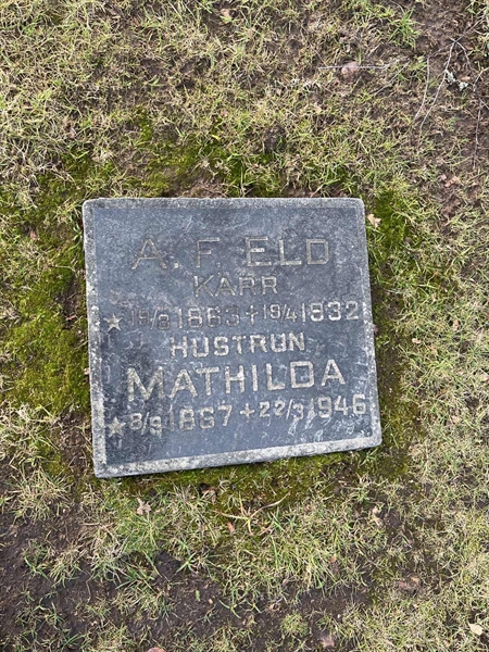 Hautatunnus: Vårv Kv1 175+176